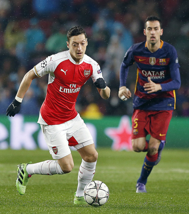 阿森纳仍在支付厄齐尔九成工资 到了新东家也废了